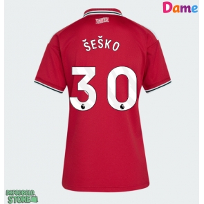 Manchester United Benjamin Sesko #30 Replika Hjemmebanetrøje Dame 2026-27 Kortærmet